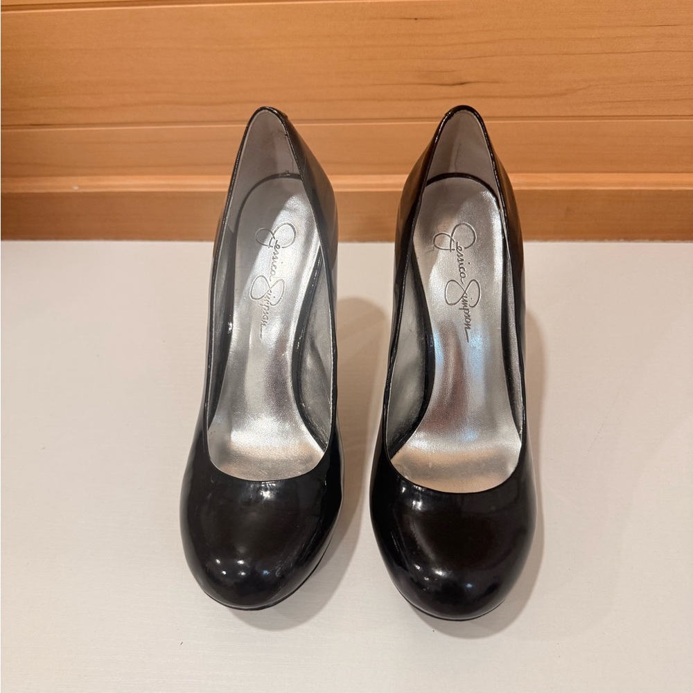 Jessica Simpson Black patent leather Heels